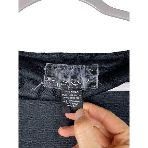 Eternal NYC Goth Vampire Witch Sheer Bell Sleeve Dress Maxi L - Picture 4 of 8